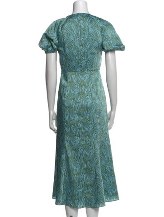 Cinq à Sept Printed Long Dress