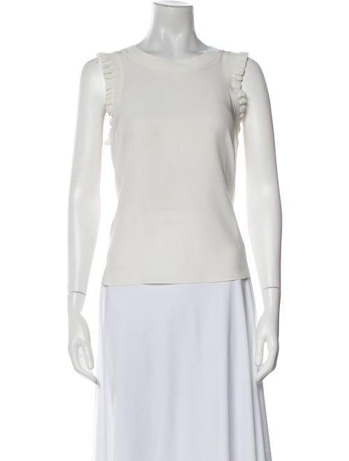 Cinq à Sept Silk Bateau Neckline Top