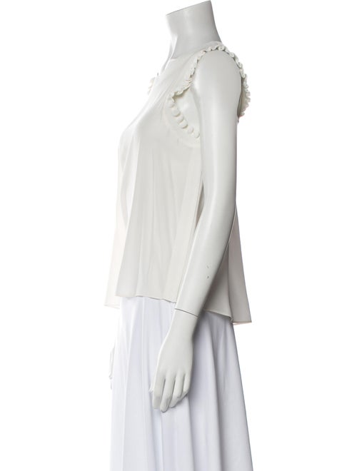 Cinq à Sept Silk Bateau Neckline Top