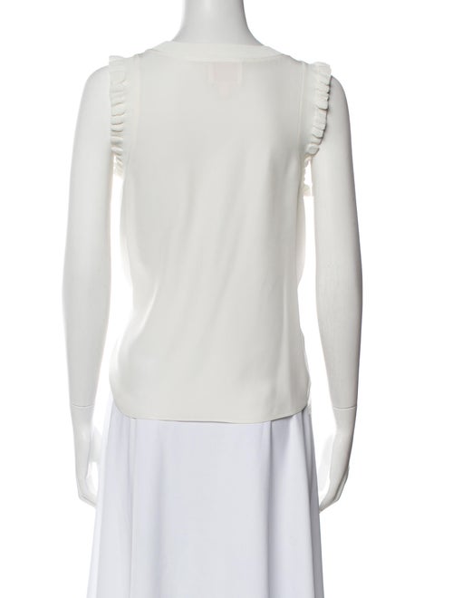 Cinq à Sept Silk Bateau Neckline Top