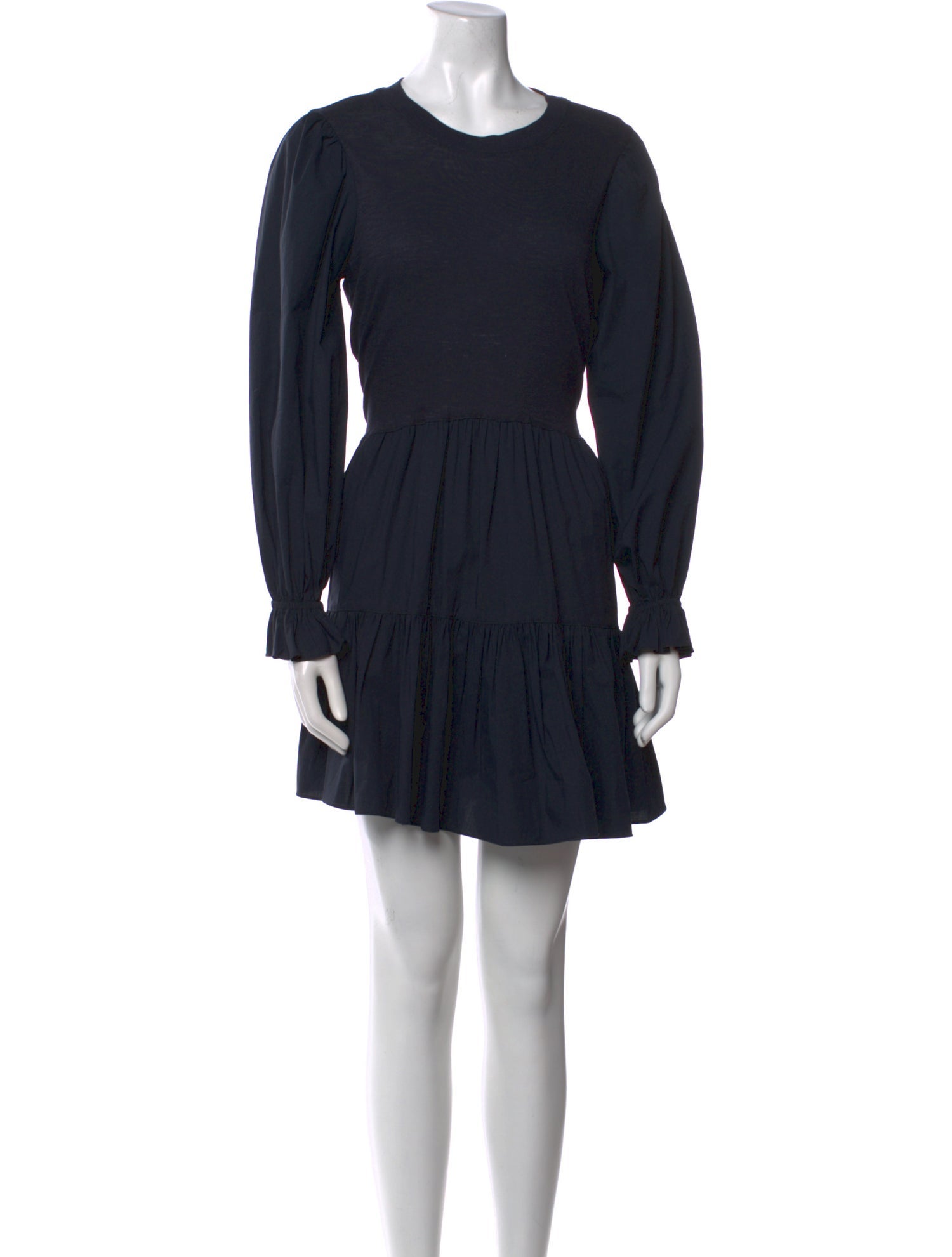 Cinq à Sept Crew Neck Mini Dress