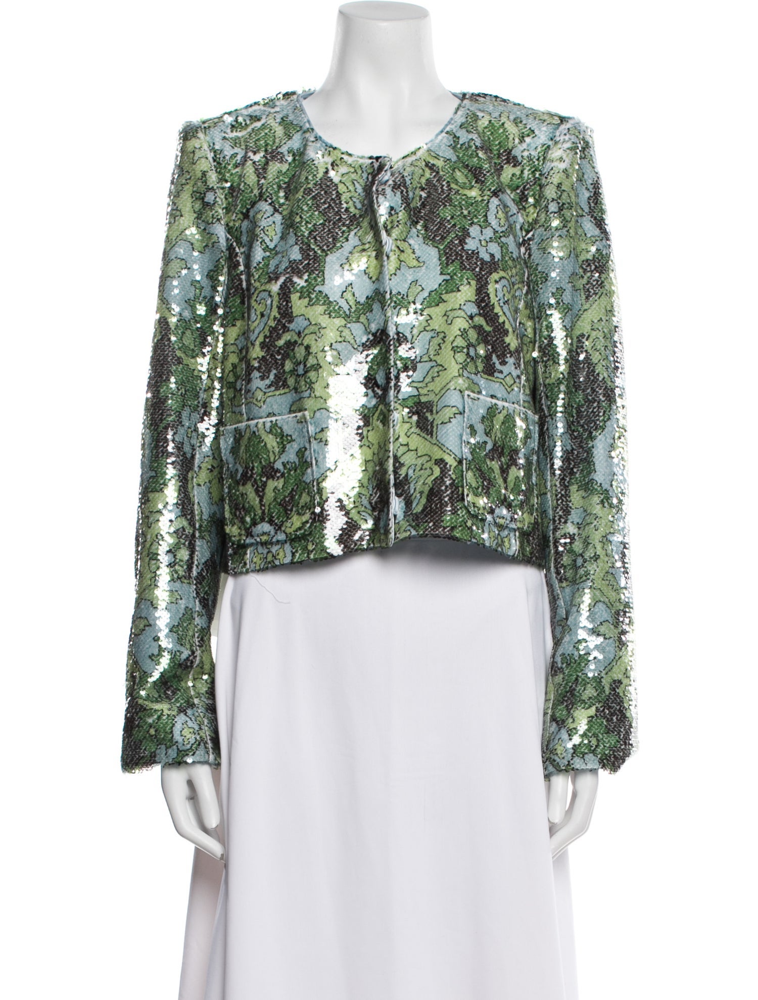 Cinq à Sept Animal Print Evening Jacket w/ Tags