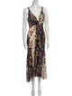 Cinq à Sept Printed Long Dress