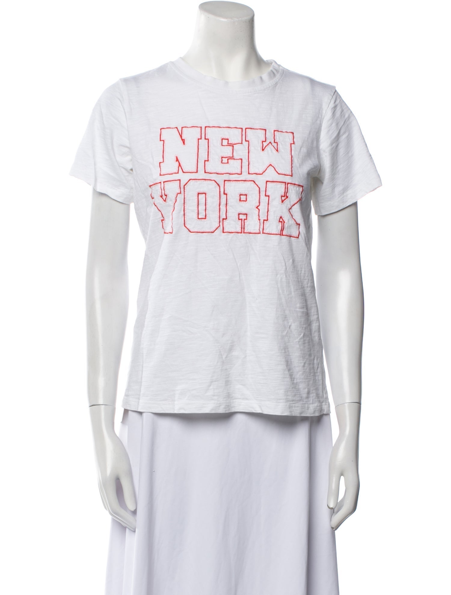 Cinq à Sept Graphic Print Crew Neck T-Shirt