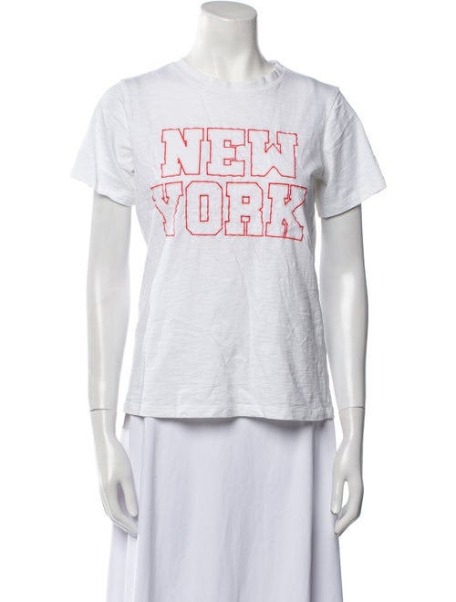 Cinq à Sept Graphic Print Crew Neck T-Shirt