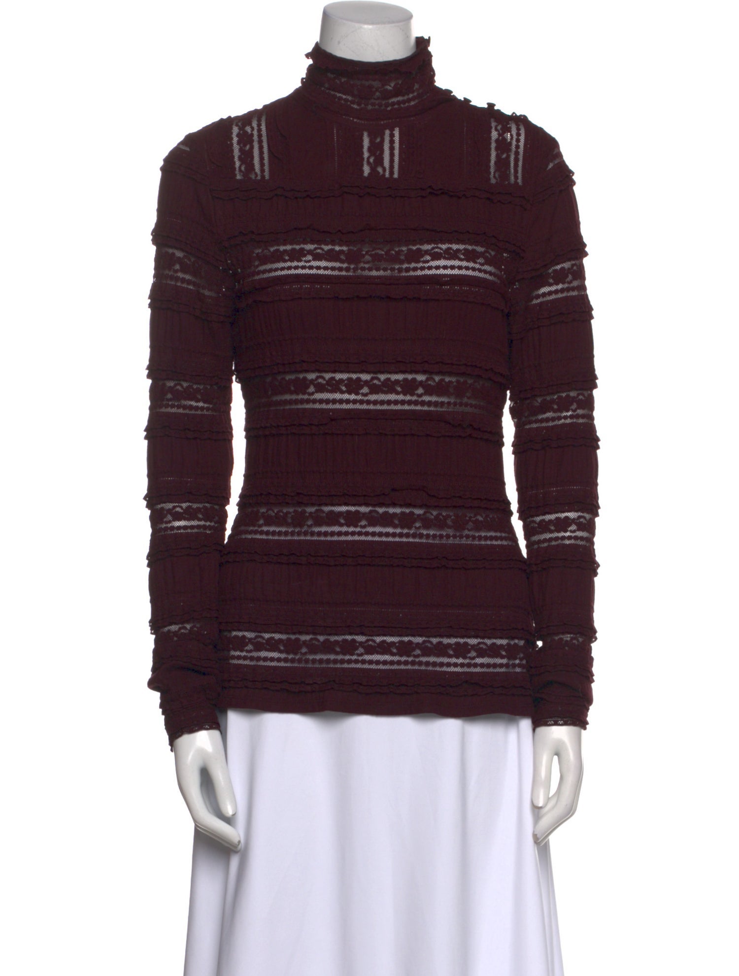 Cinq à Sept Turtleneck Long Sleeve Sweatshirt