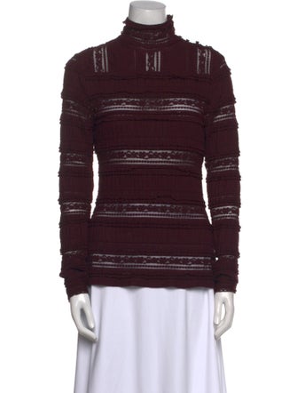 Cinq à Sept Turtleneck Long Sleeve Sweatshirt