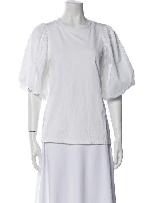 Cinq à Sept Bateau Neckline Short Sleeve T-Shirt