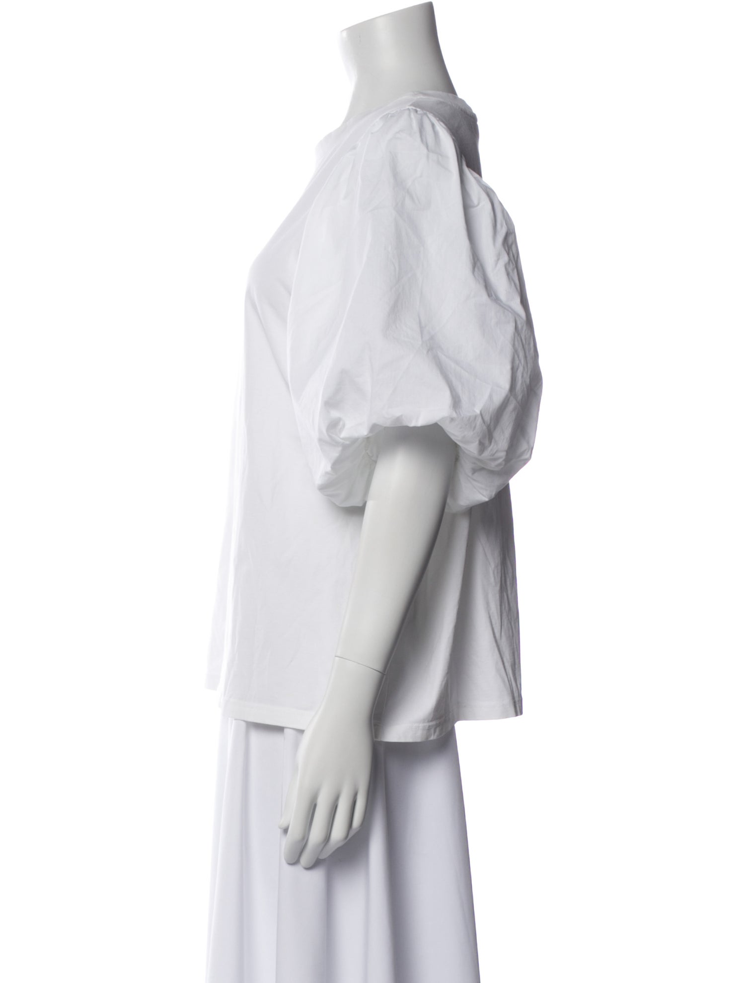 Cinq à Sept Bateau Neckline Short Sleeve T-Shirt