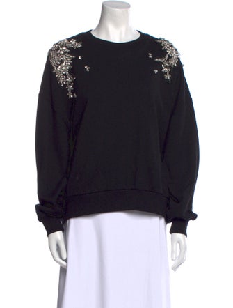 Cinq à Sept Crew Neck Long Sleeve Sweatshirt