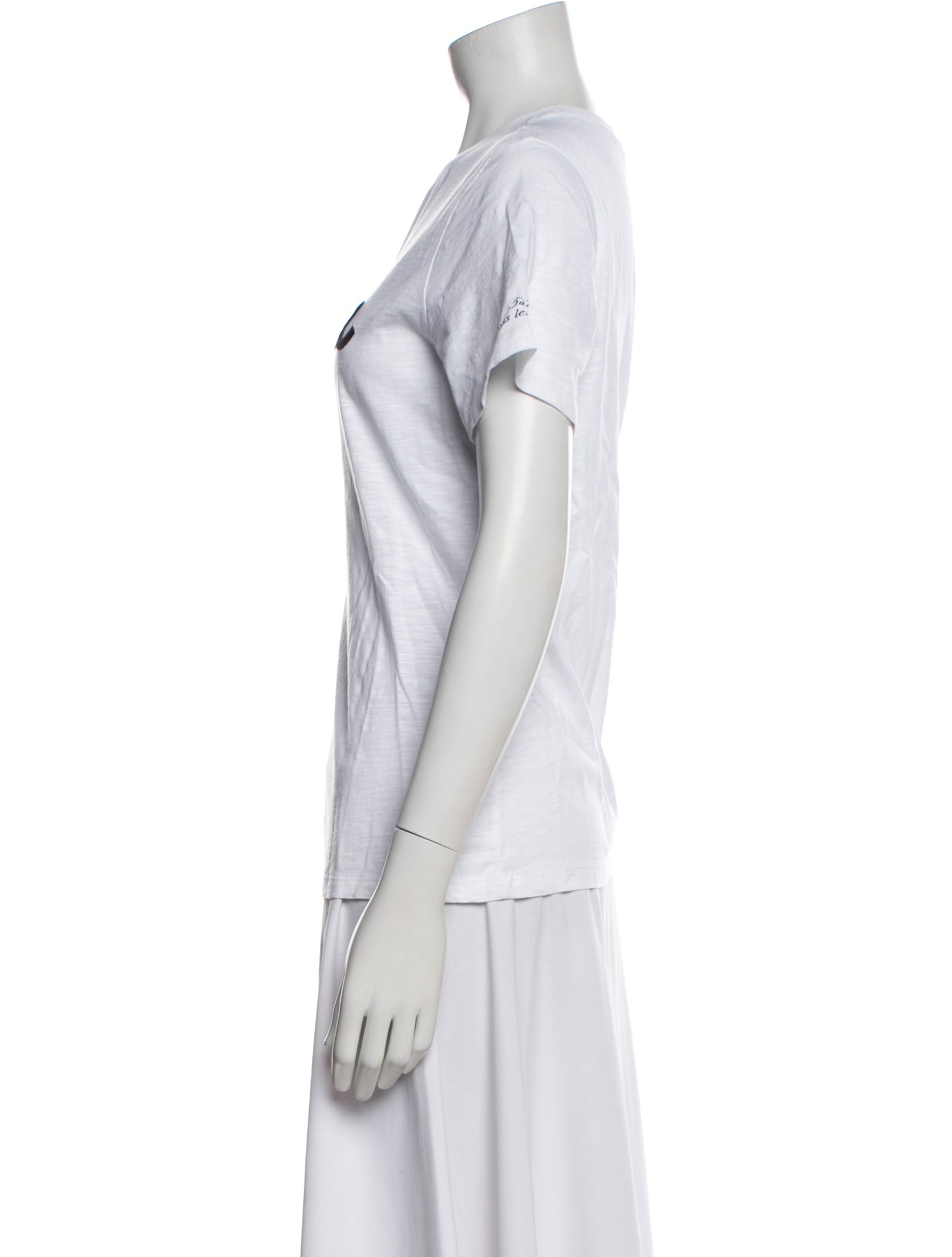 Cinq à Sept Graphic Print Crew Neck T-Shirt w/ Tags