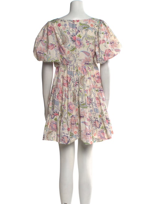 Cinq à Sept Floral Print Mini Dress