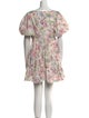 Cinq à Sept Floral Print Mini Dress