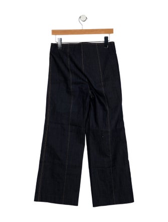 Cinq à Sept Mid-Rise Wide Leg Jeans