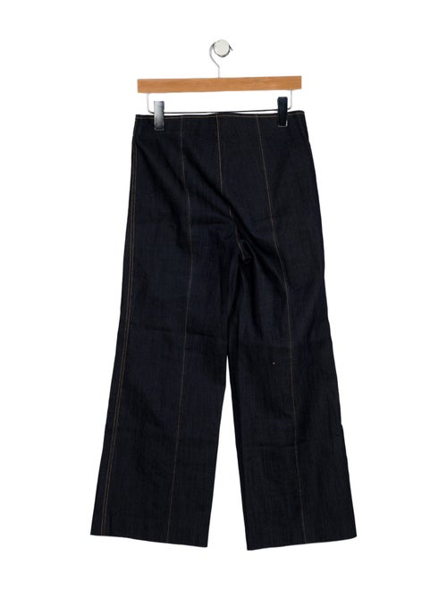 Cinq à Sept Mid-Rise Wide Leg Jeans