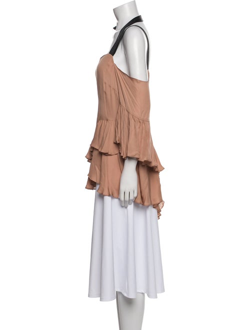 Cinq à Sept Silk Square Neckline Blouse