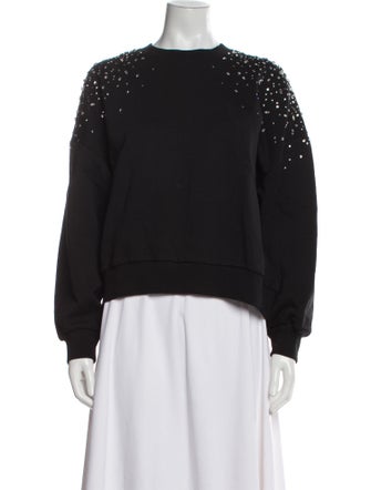 Cinq à Sept Crew Neck Long Sleeve Sweatshirt