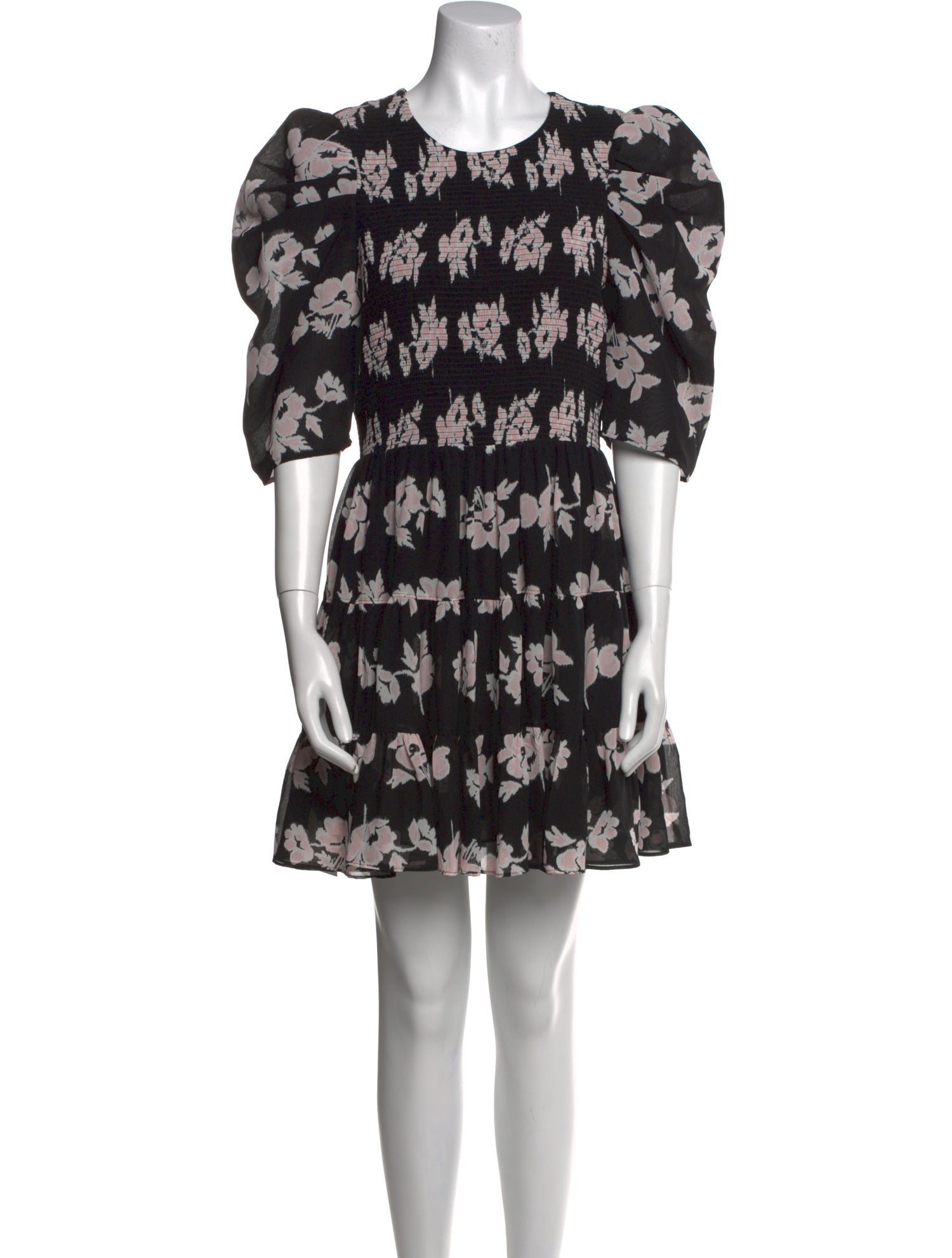 Cinq à Sept Floral Print Mini Dress