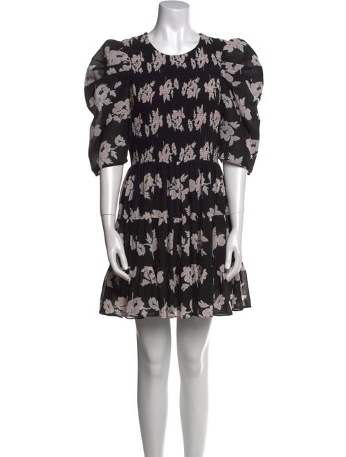 Cinq à Sept Floral Print Mini Dress