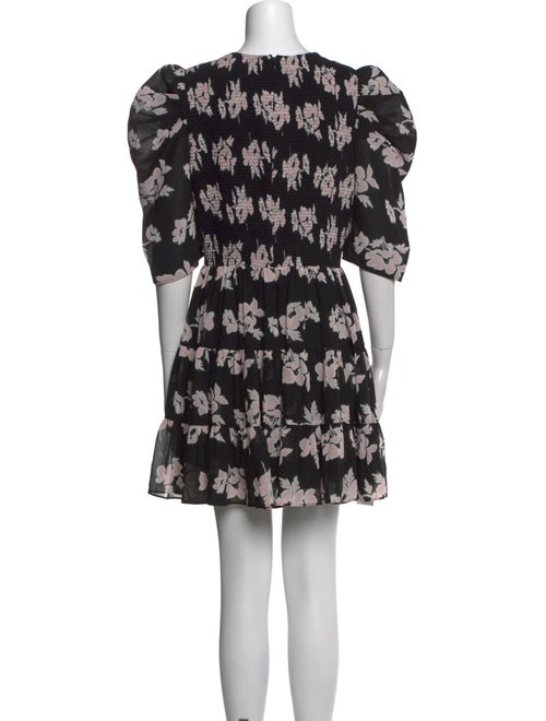 Cinq à Sept Floral Print Mini Dress