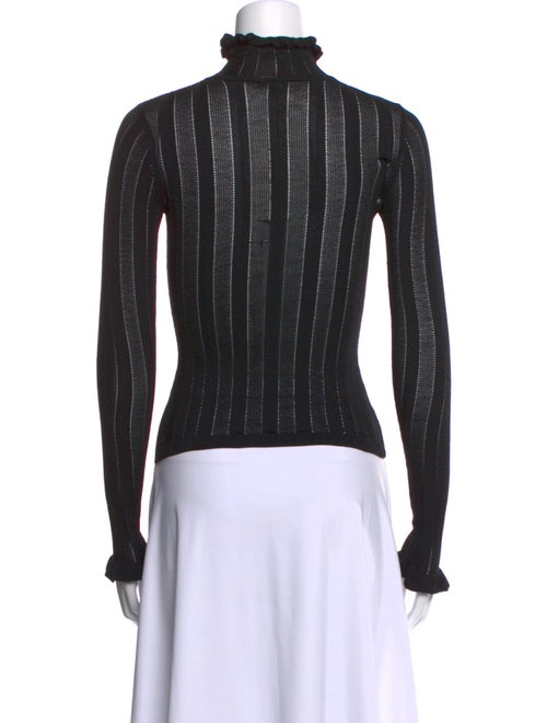 Cinq à Sept Mock Neck Long Sleeve Blouse