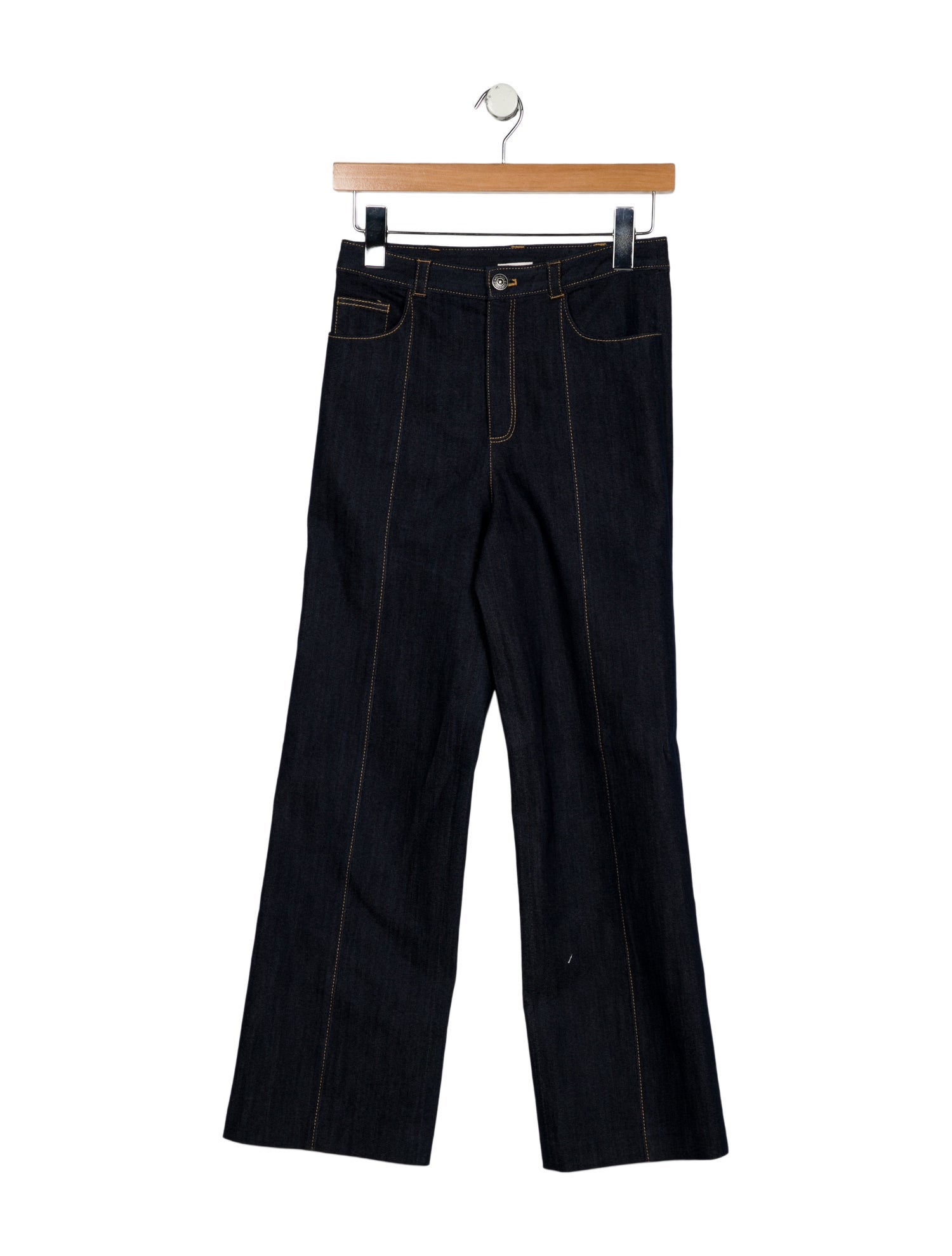 Cinq à Sept Mid-Rise Wide Leg Jeans