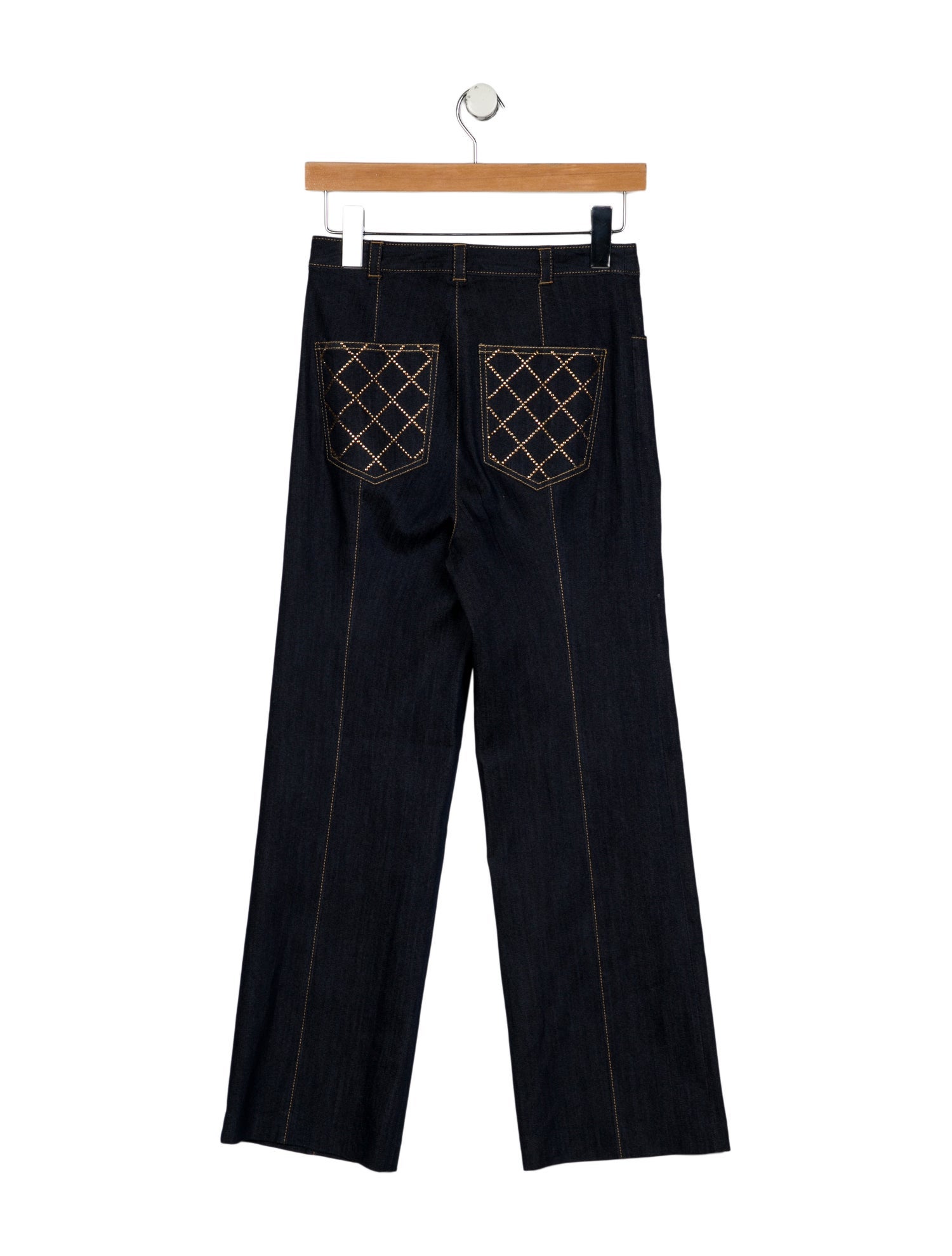 Cinq à Sept Mid-Rise Wide Leg Jeans