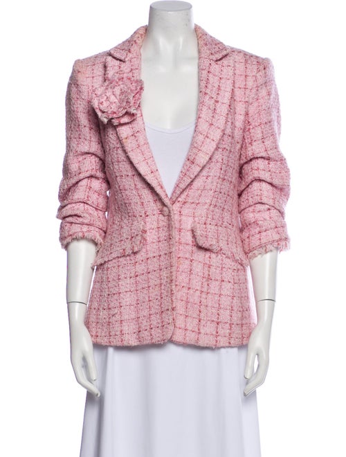 Cinq à Sept Tweed Pattern Blazer