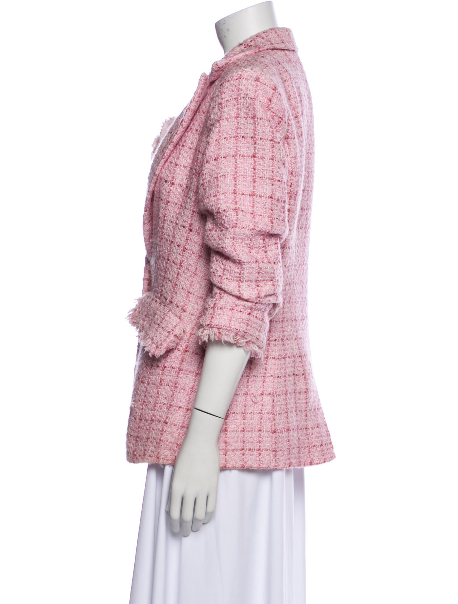 Cinq à Sept Tweed Pattern Blazer