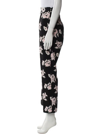 Cinq à Sept Floral Print Straight Leg Pants