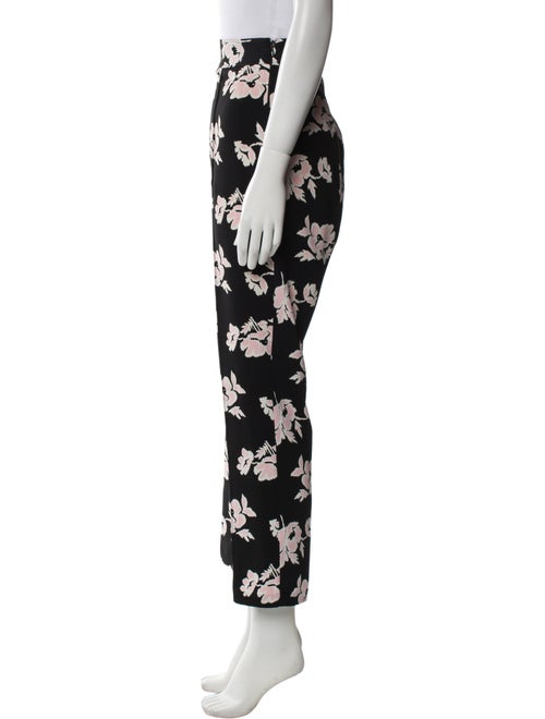 Cinq à Sept Floral Print Straight Leg Pants