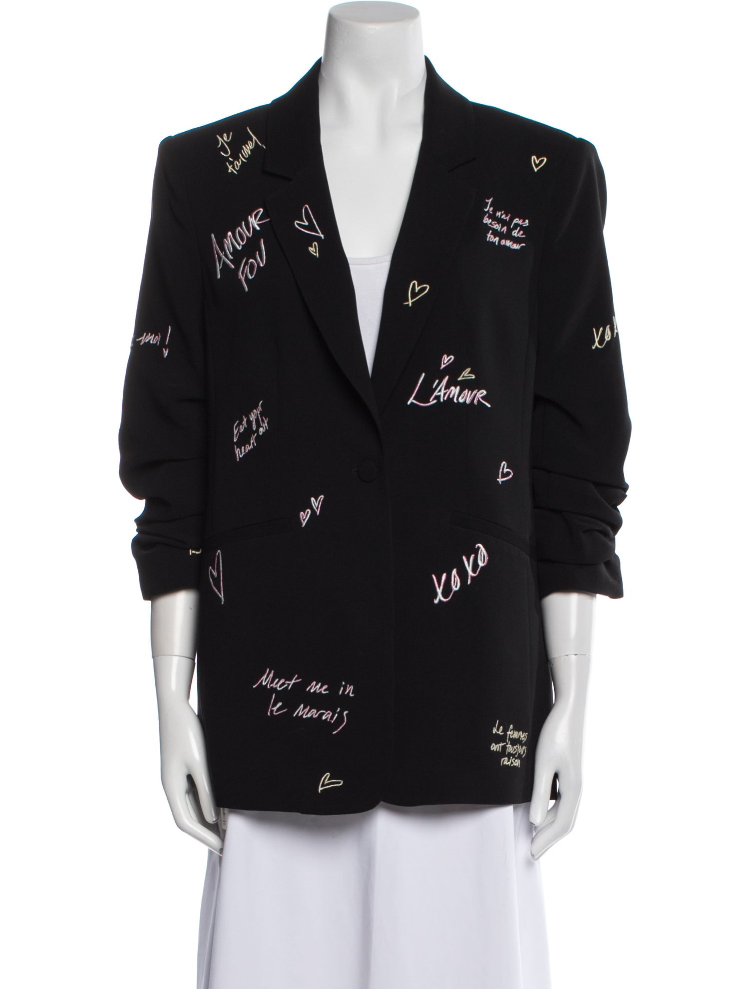 Cinq à Sept Printed Blazer