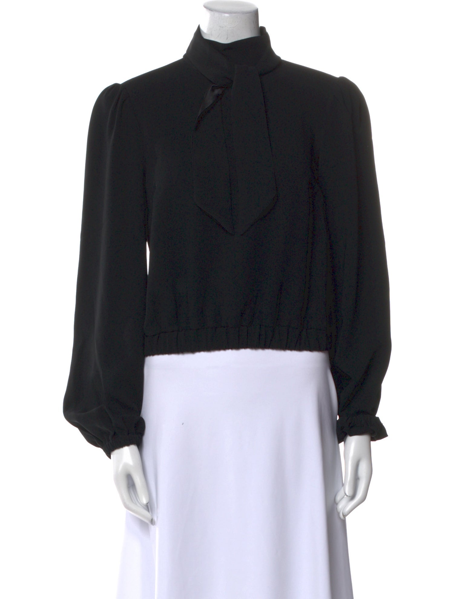 Cinq à Sept Mock Neck Long Sleeve Sweatshirt