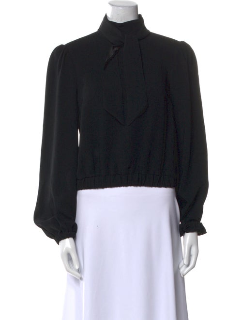 Cinq à Sept Mock Neck Long Sleeve Sweatshirt