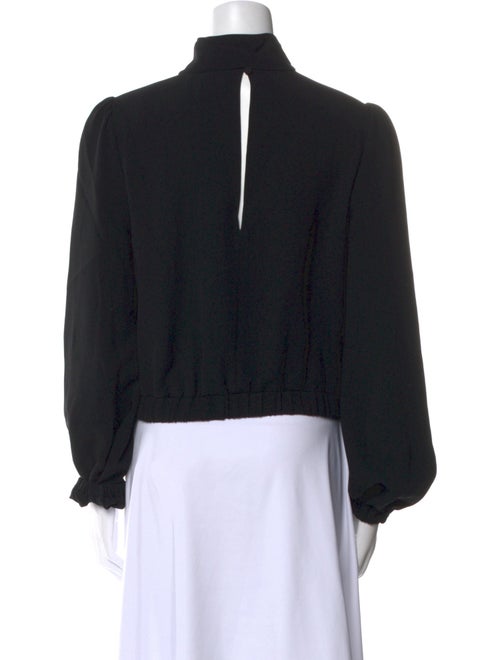 Cinq à Sept Mock Neck Long Sleeve Sweatshirt