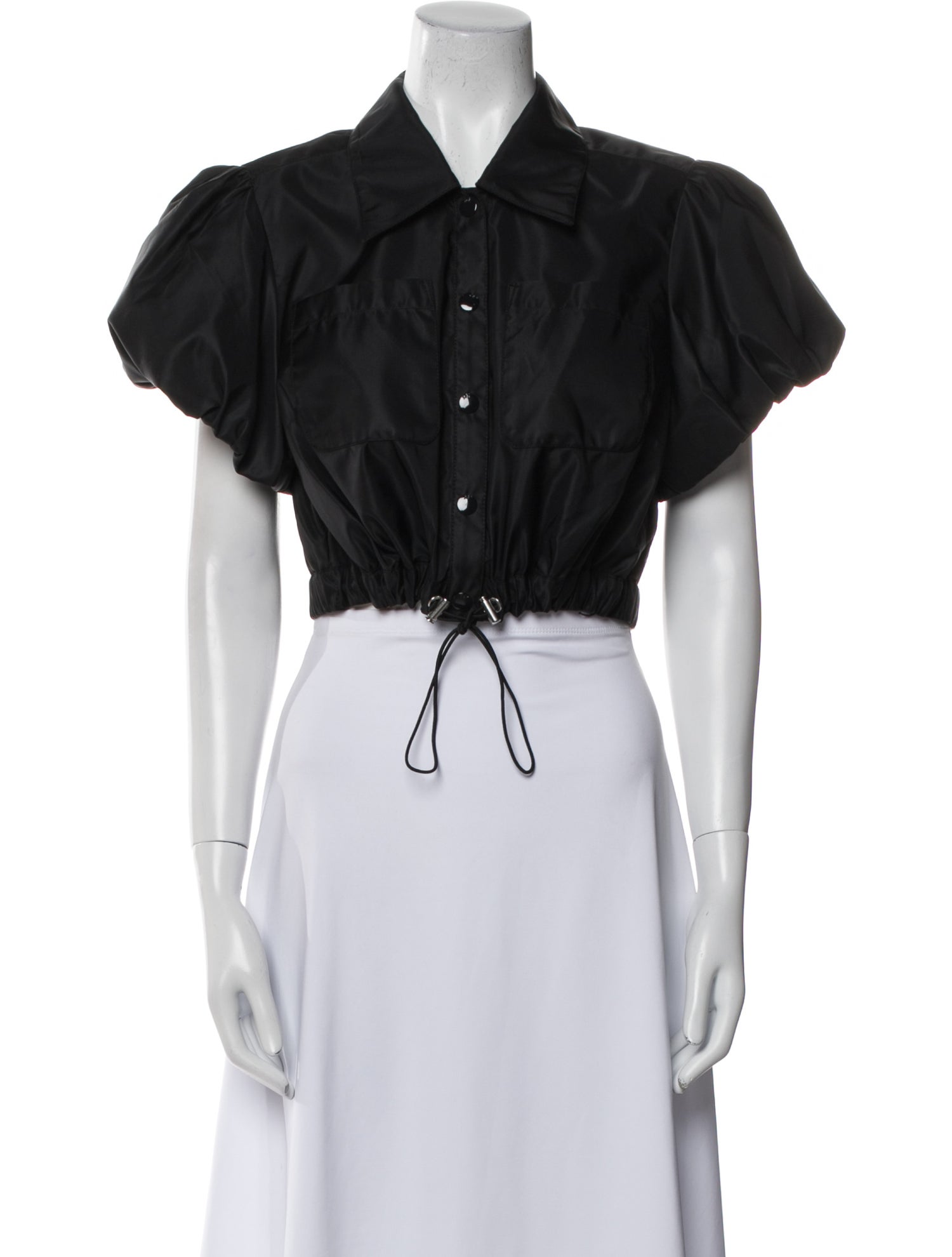 Cinq à Sept Short Sleeve Crop Top