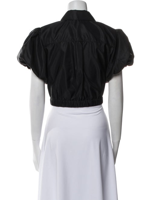 Cinq à Sept Short Sleeve Crop Top