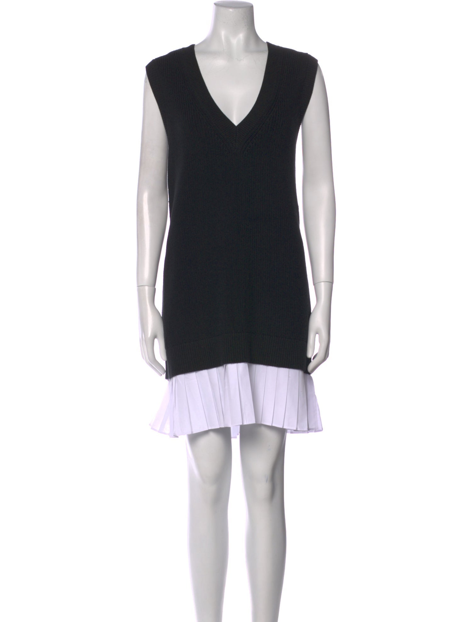 Cinq à Sept Colorblock Pattern Mini Dress