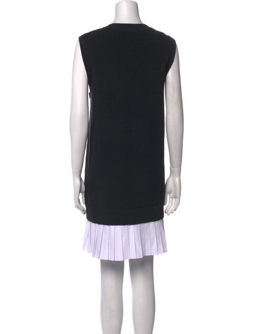 Cinq à Sept Colorblock Pattern Mini Dress