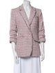 Cinq à Sept Tweed Pattern Blazer