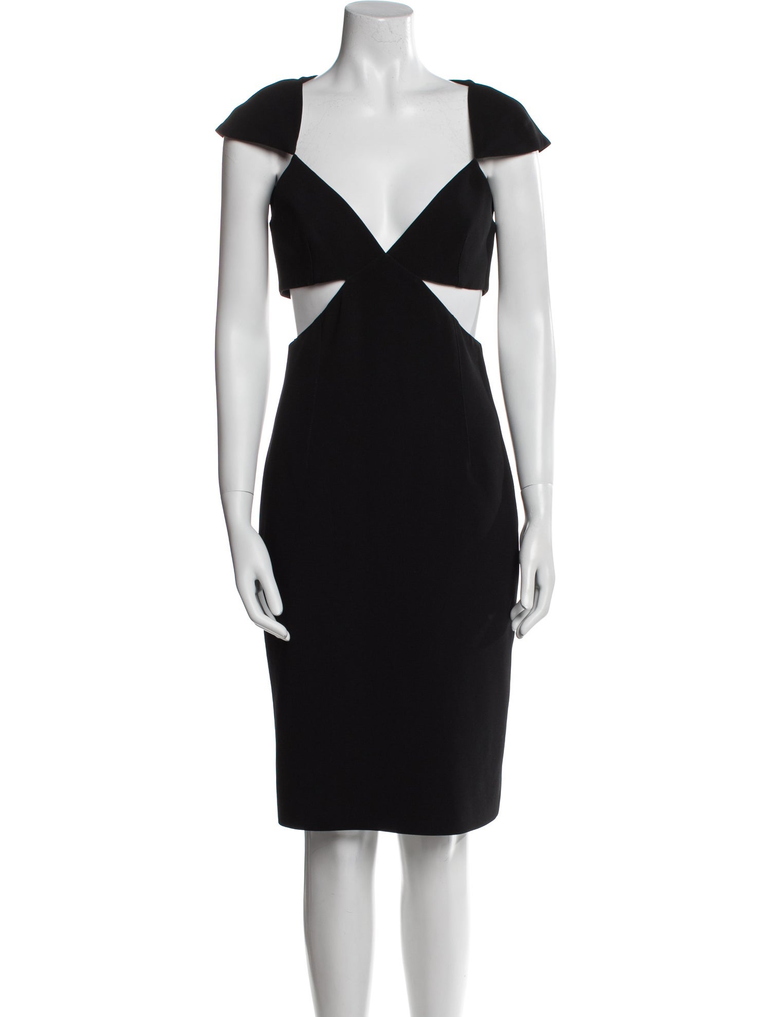 Cinq à Sept V-Neck Knee-Length Dress