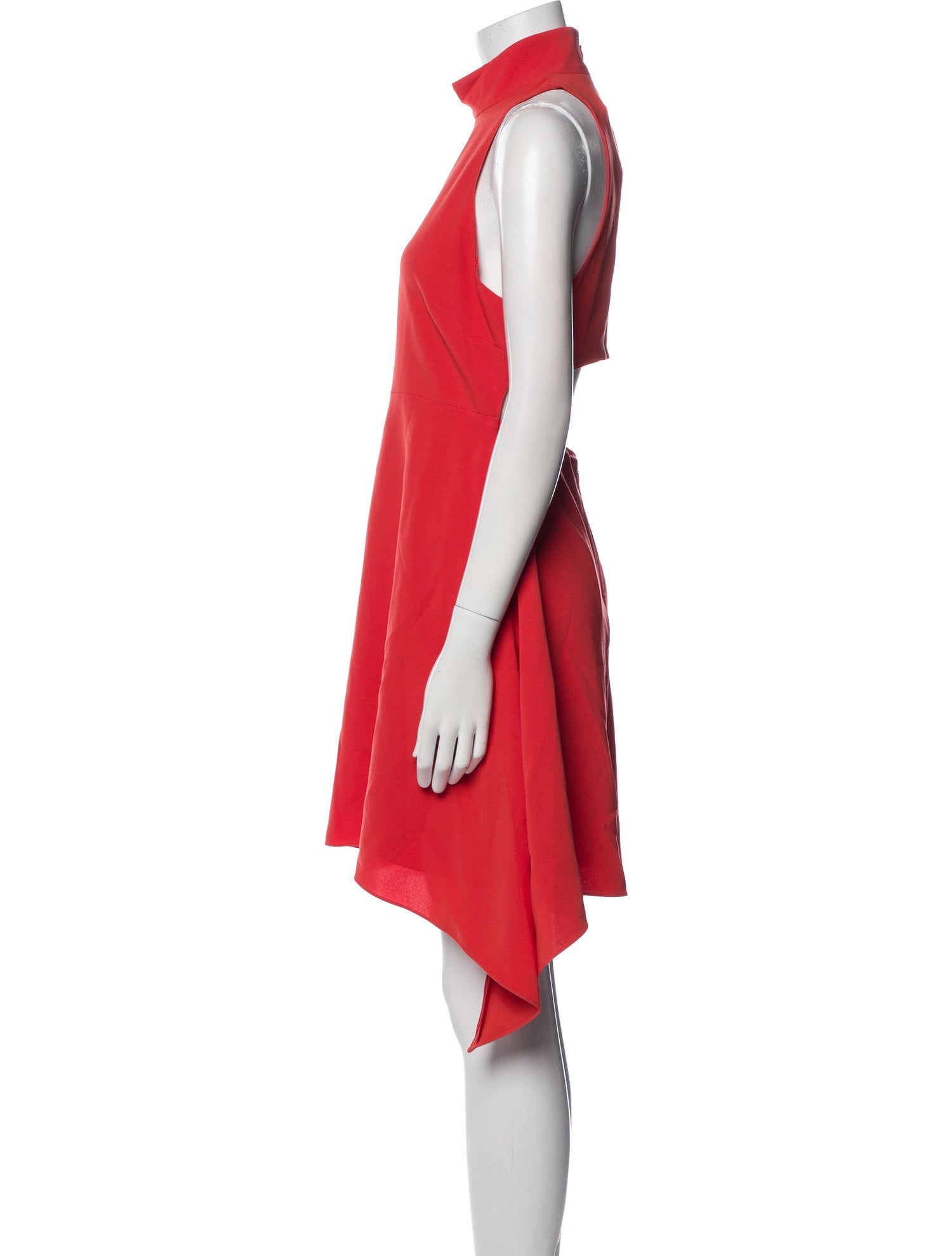 Cinq à Sept Mock Neck Knee-Length Dress