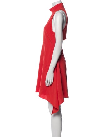 Cinq à Sept Mock Neck Knee-Length Dress