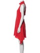 Cinq à Sept Mock Neck Knee-Length Dress