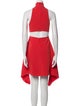 Cinq à Sept Mock Neck Knee-Length Dress
