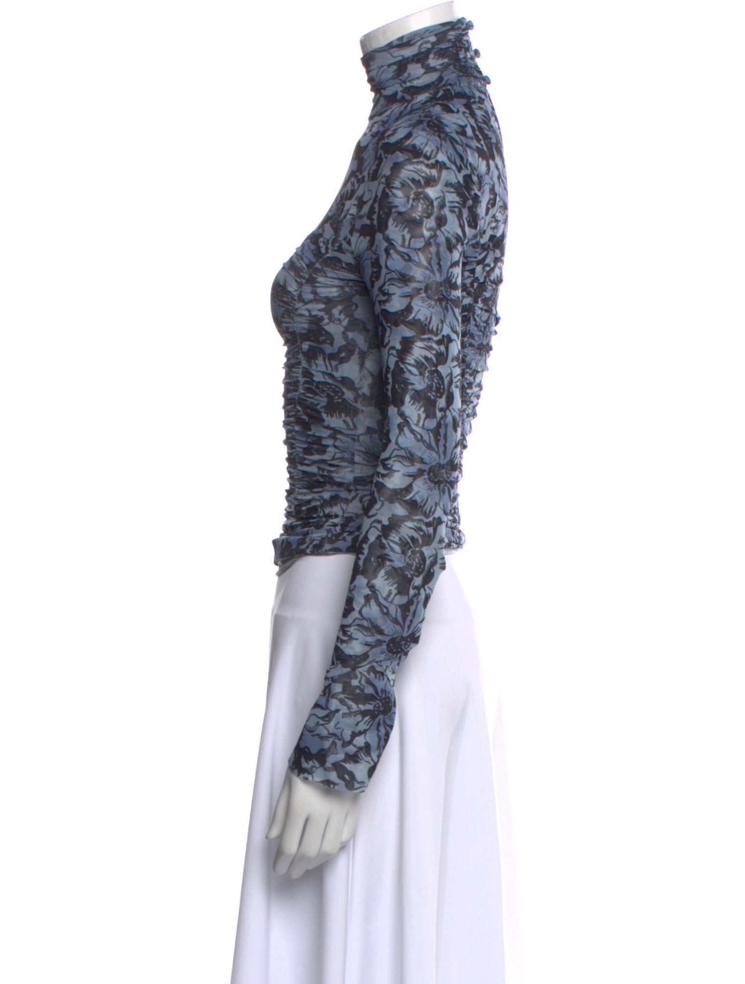 Cinq à Sept Printed Turtleneck Top w/ Tags