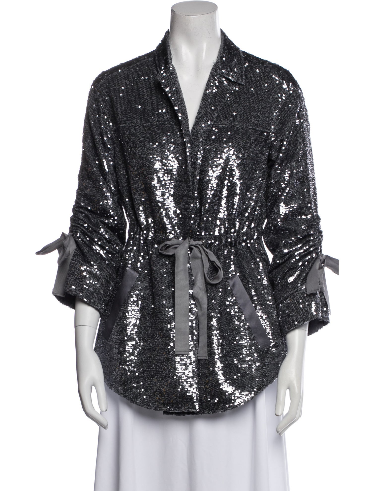 Cinq à Sept Sequin Printed Evening Jacket