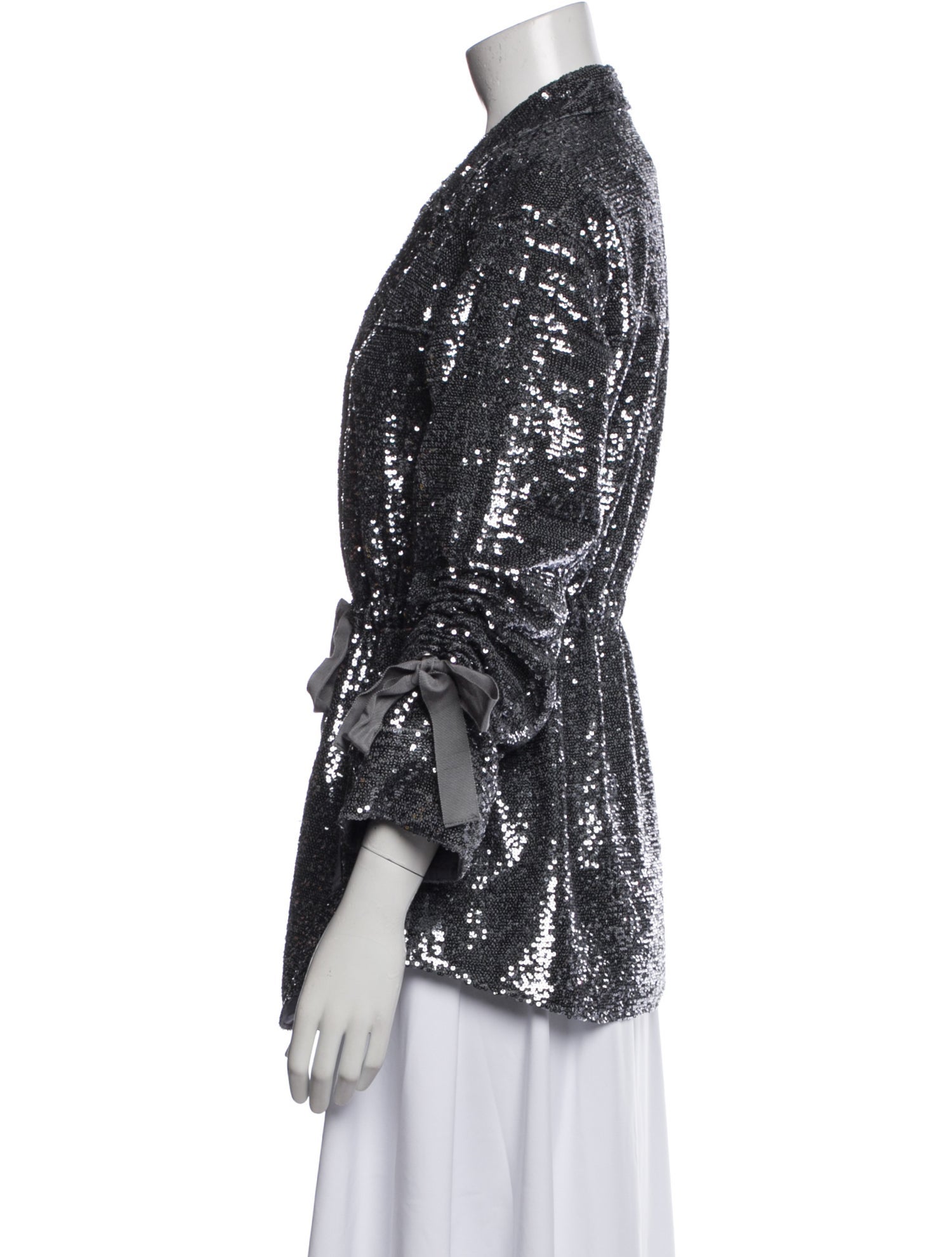 Cinq à Sept Sequin Printed Evening Jacket