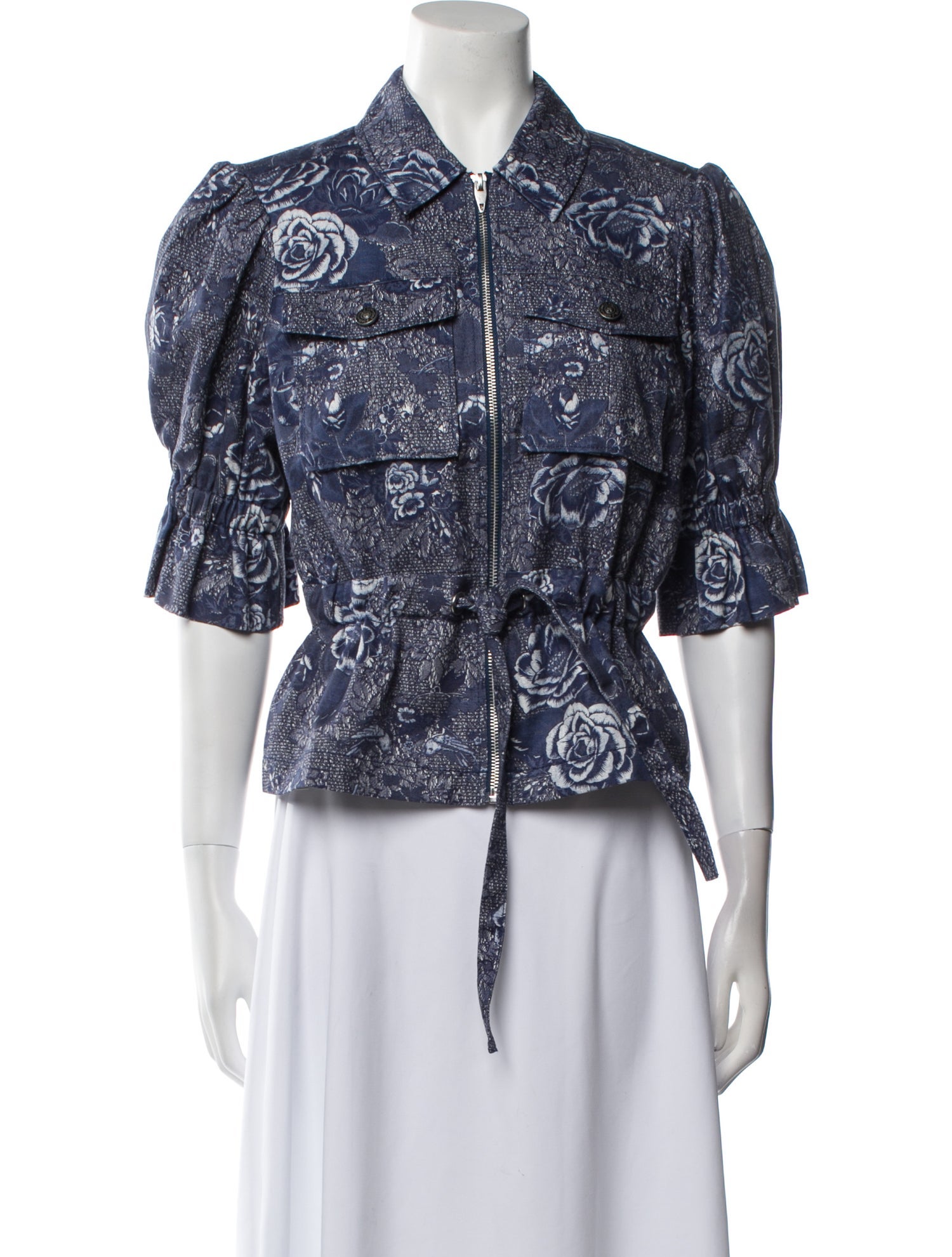 Cinq à Sept Floral Print Jacket w/ Tags