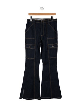 Cinq à Sept High-Rise Wide Leg Jeans